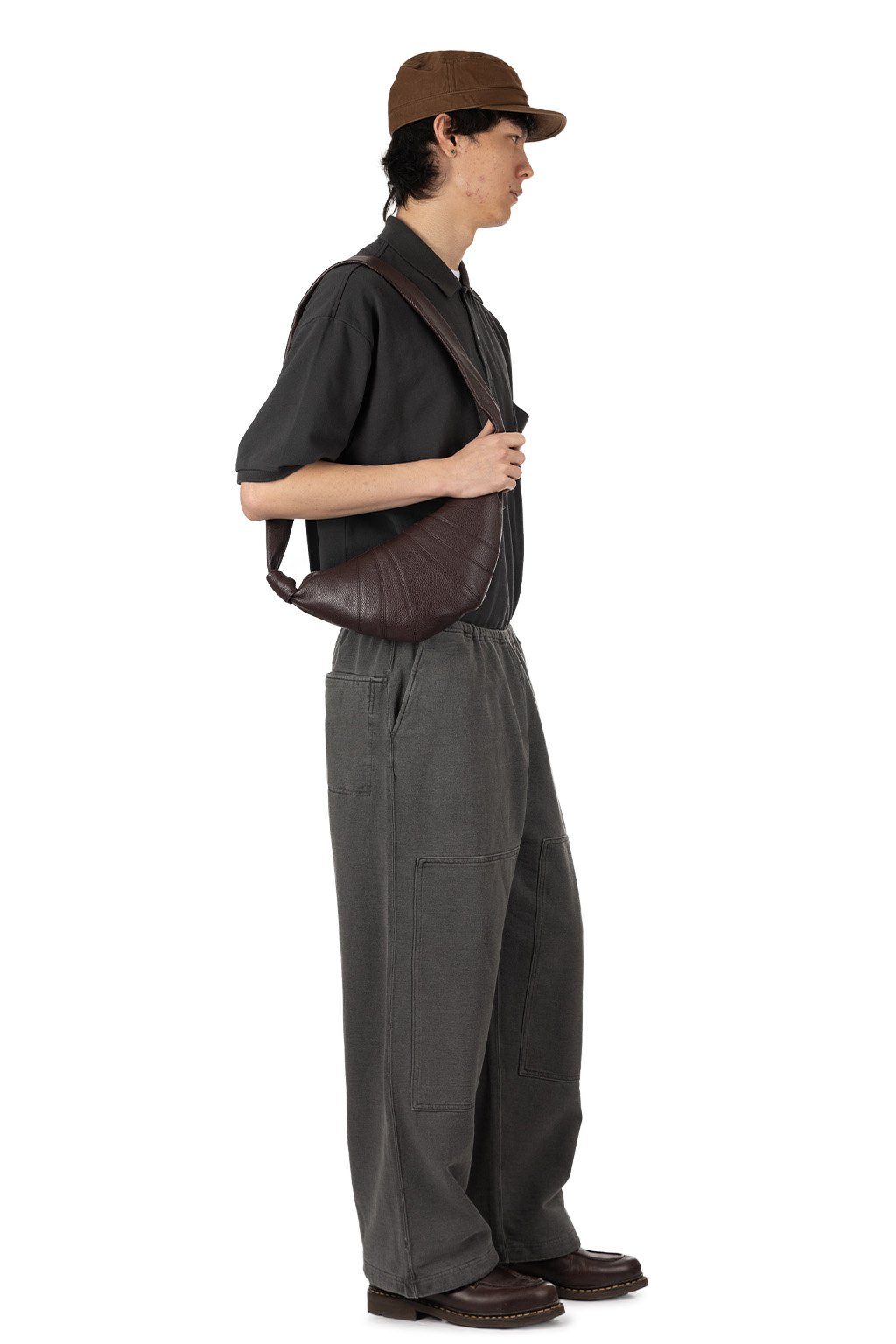 Lemaire - Small Croissant Bag Soft Grained Leather - Tiramisu