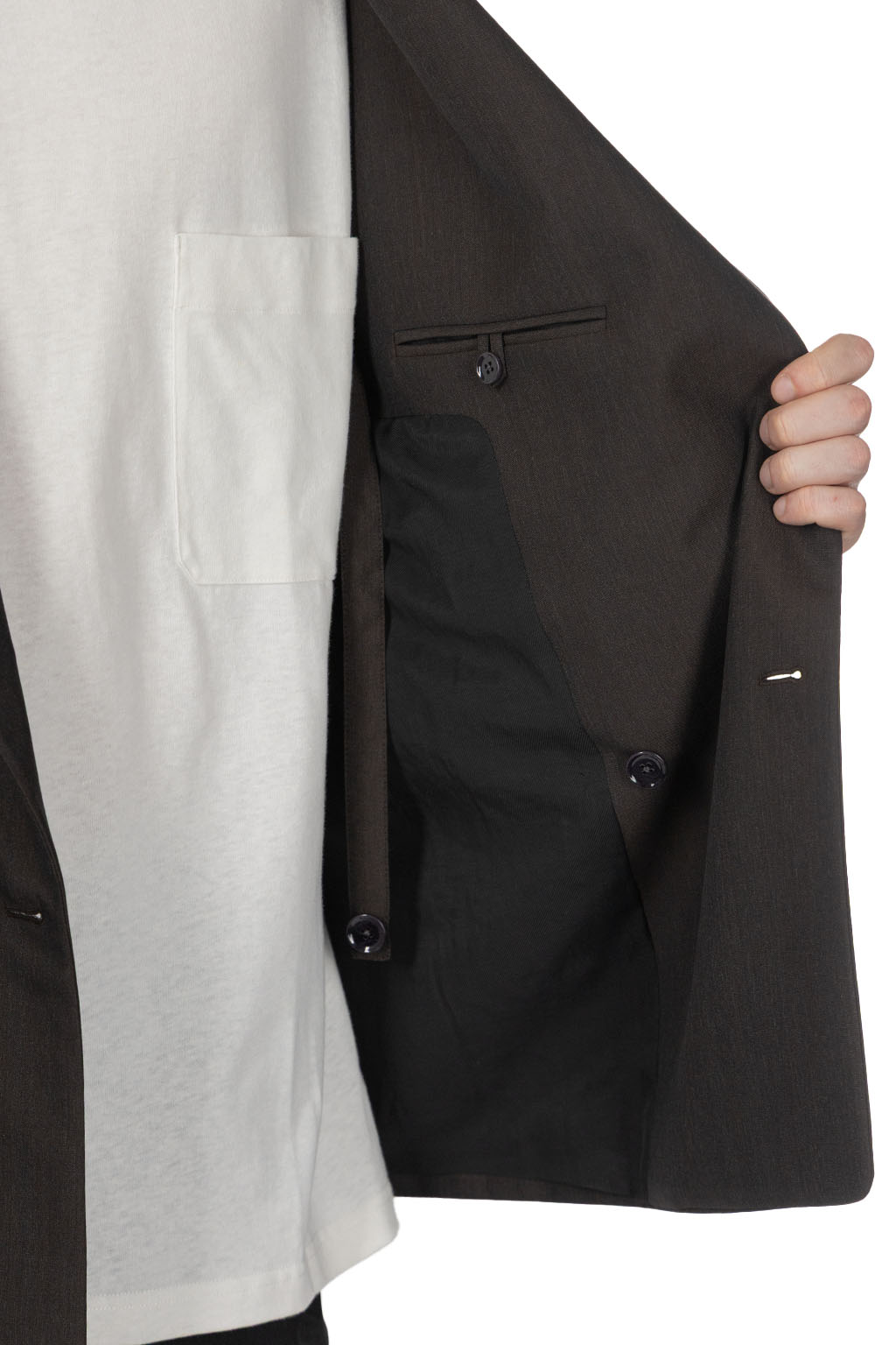 Lemaire - Soft DB Jacket - Dark Expresso
