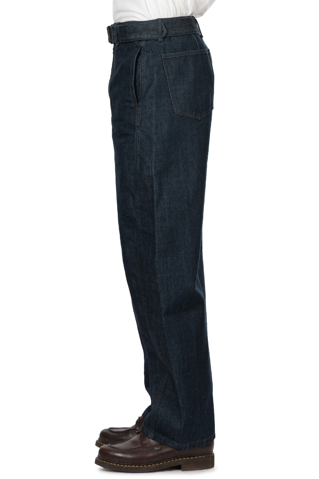 Lemaire - Twisted Belted Denim Pants - Indigo