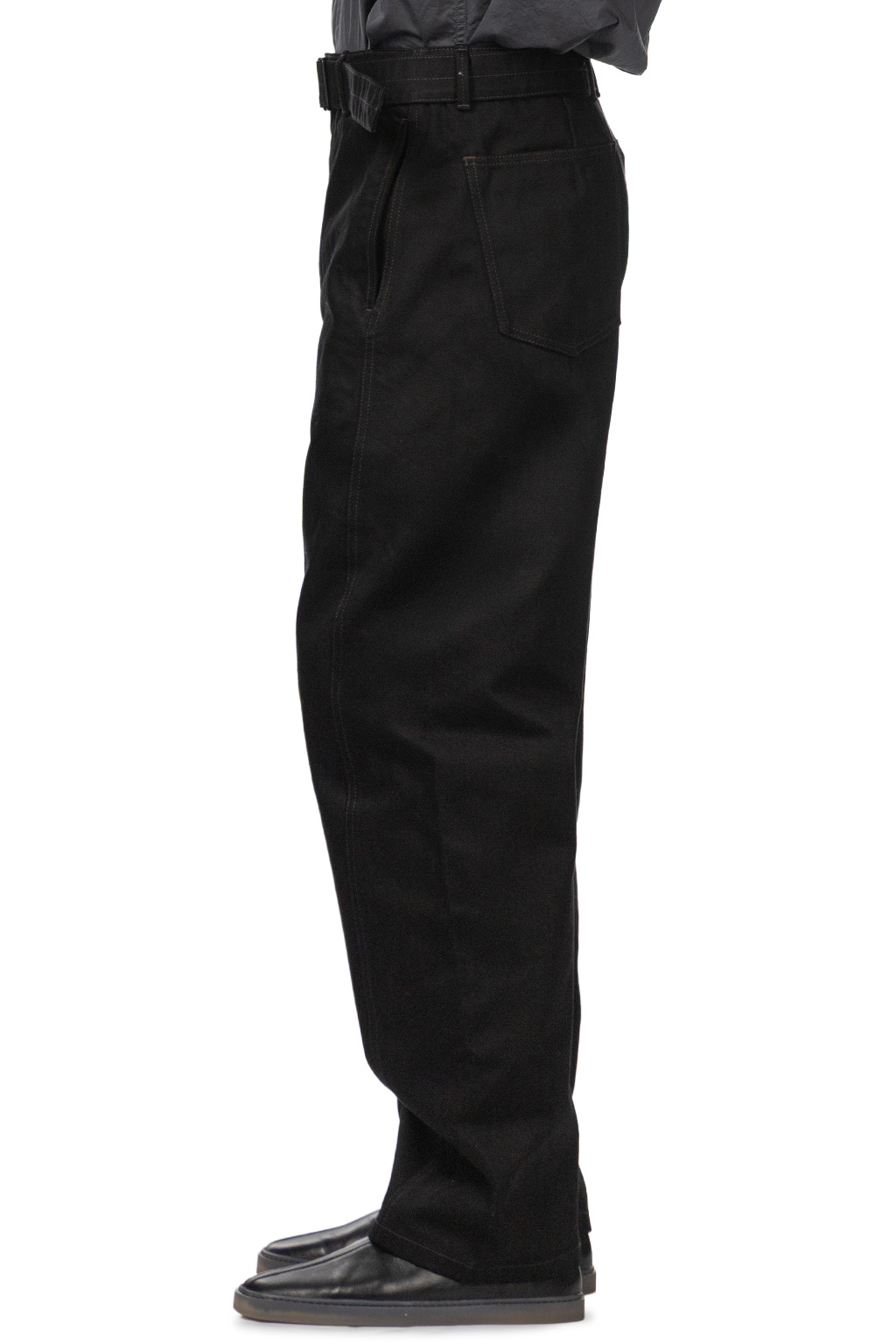 Lemaire - Twisted Belted Pants - Black