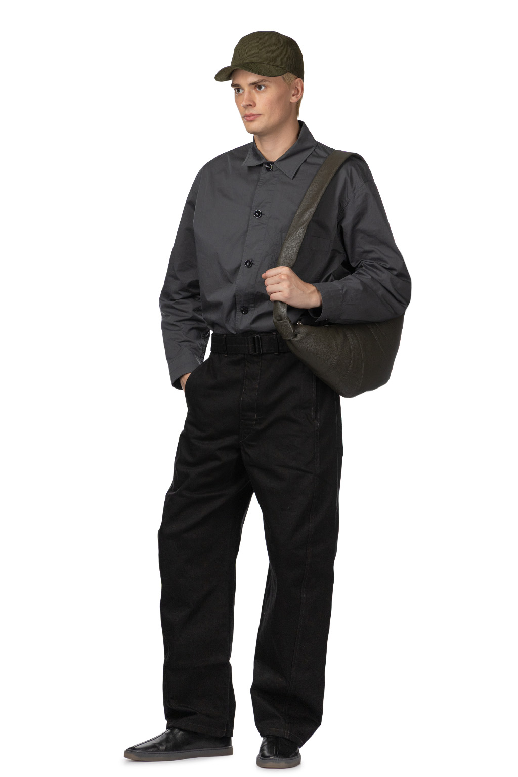 Lemaire - Twisted Belted Pants - Black