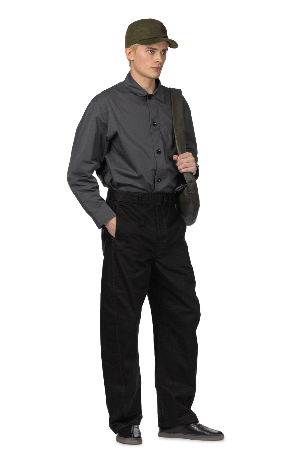 Lemaire - Twisted Belted Pants - Black