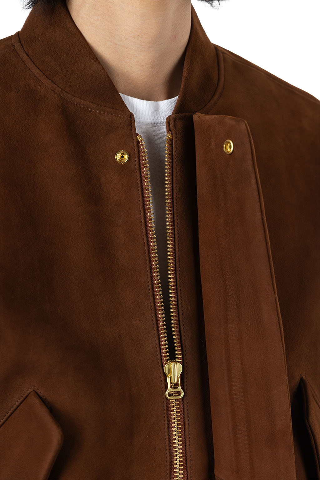 Levi's - Blue Tab Suede Bomber - Toffee