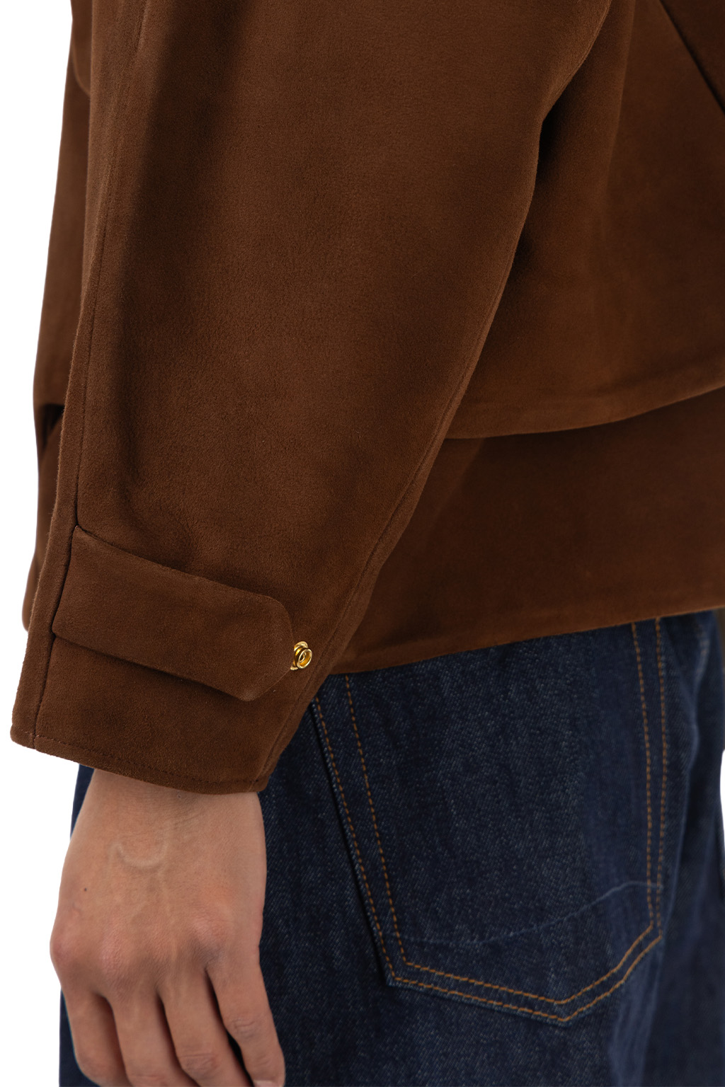 Levi's - Blue Tab Suede Bomber - Toffee