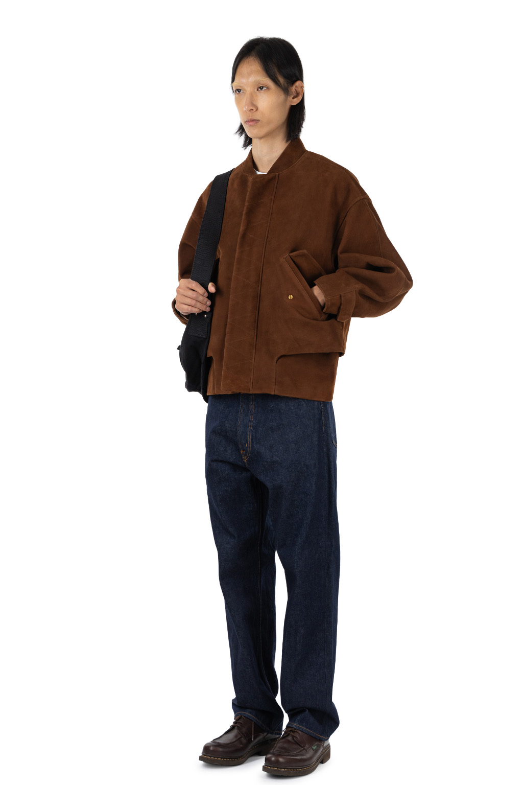 Levi's - Blue Tab Suede Bomber - Toffee