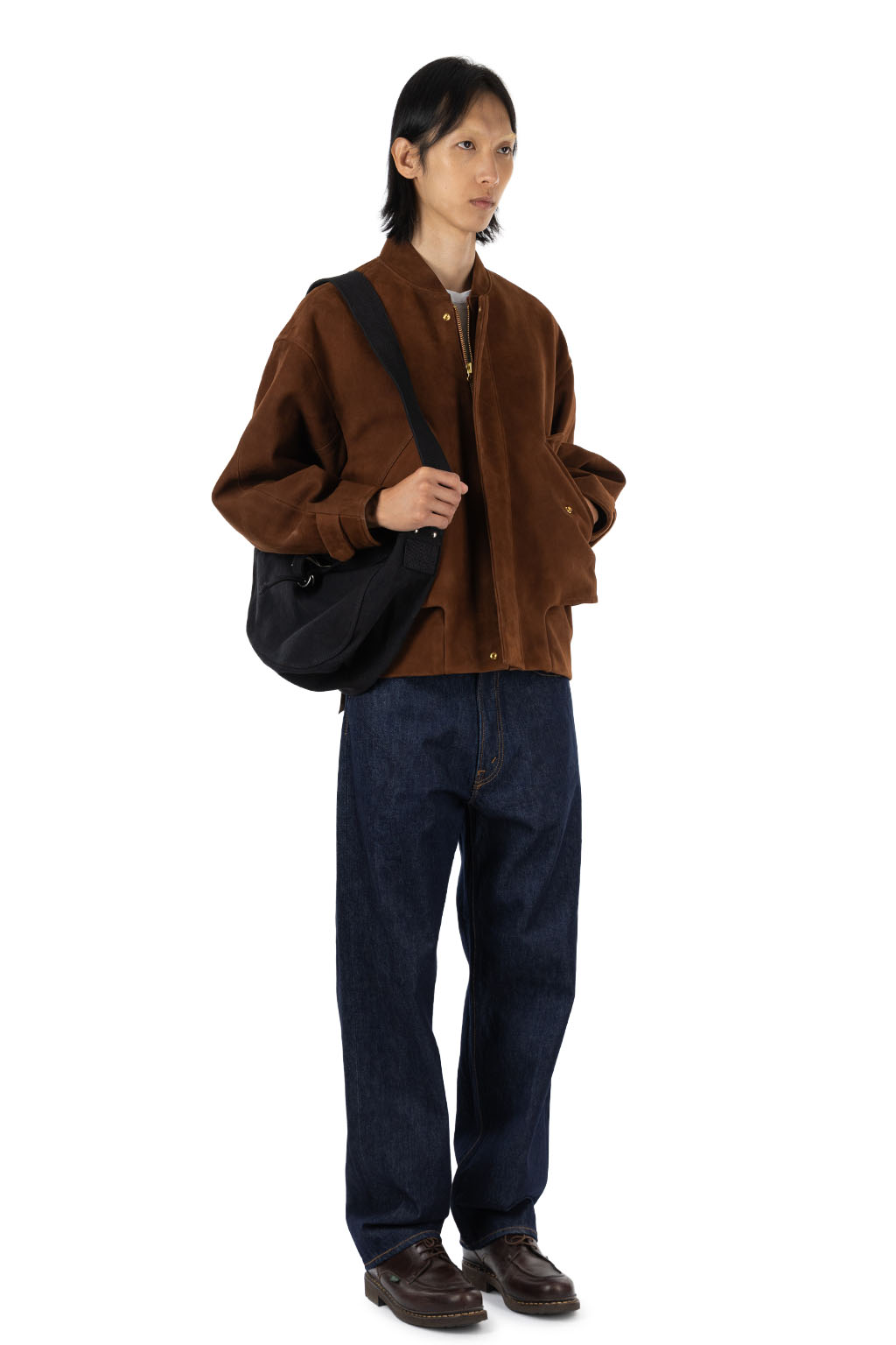 Levi's - Blue Tab Suede Bomber - Toffee