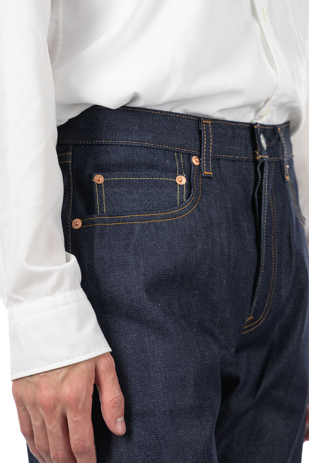 Levi's Made In Japan - 1966 501 Original Fit Men's Jeans - Dark Indigo Rigid 1966