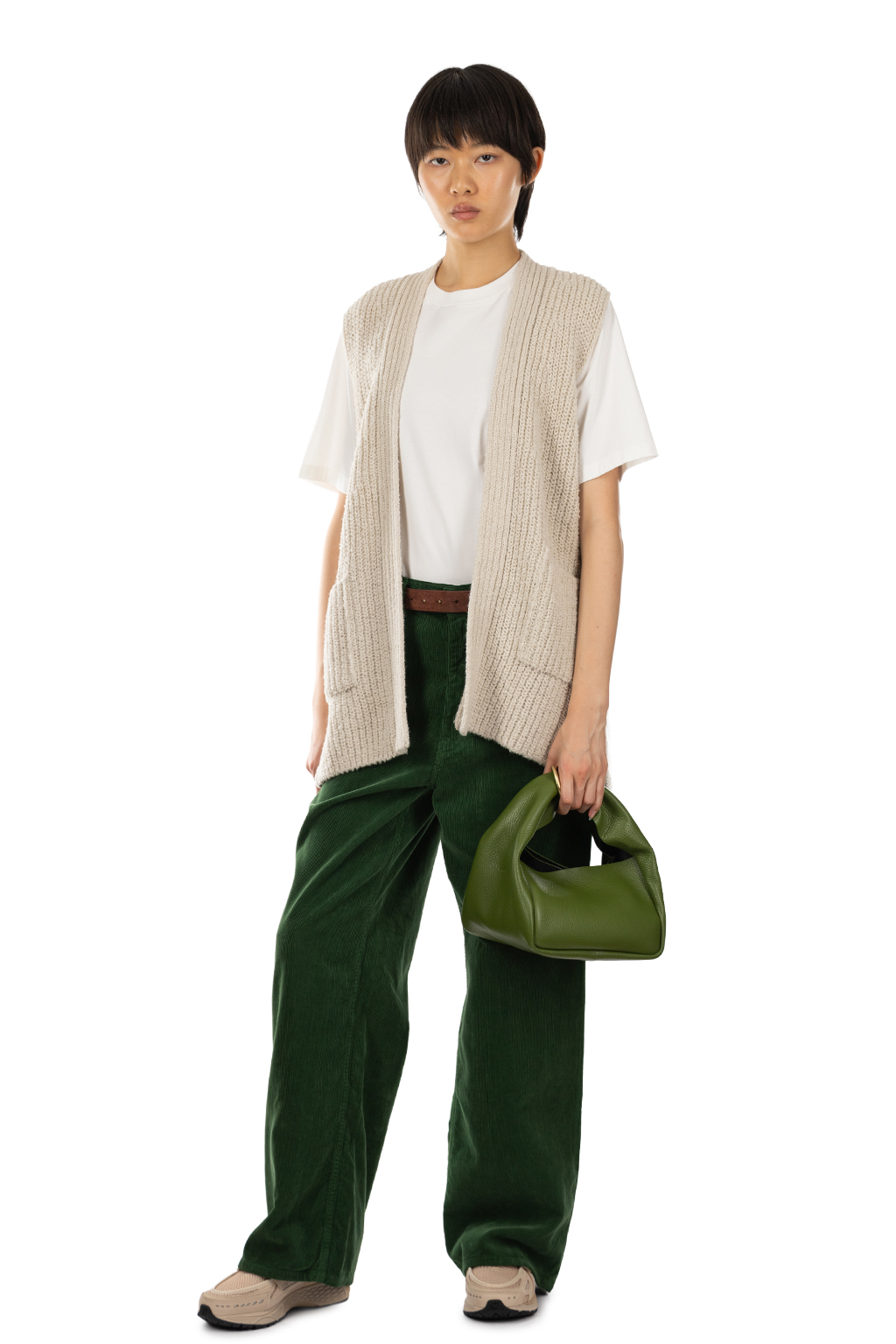 MARROW - Cube Ring Muff - Green Tea