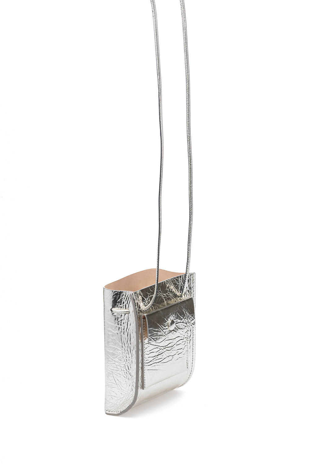 MARROW - Metallic String Pouch-Silver