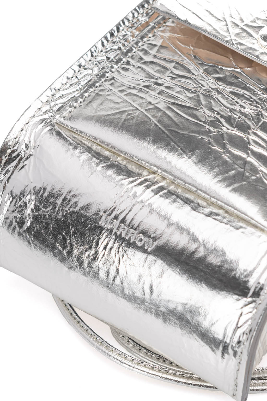 MARROW - Metallic String Pouch-Silver
