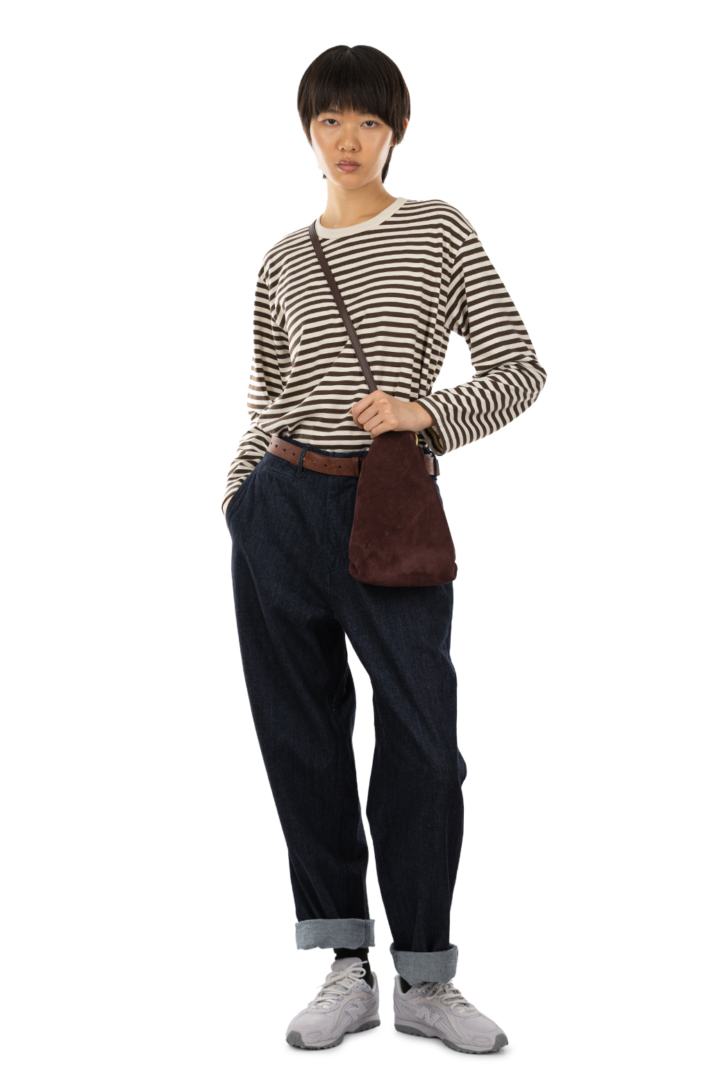 MARROW - Suede Ring Muff - Burgundy