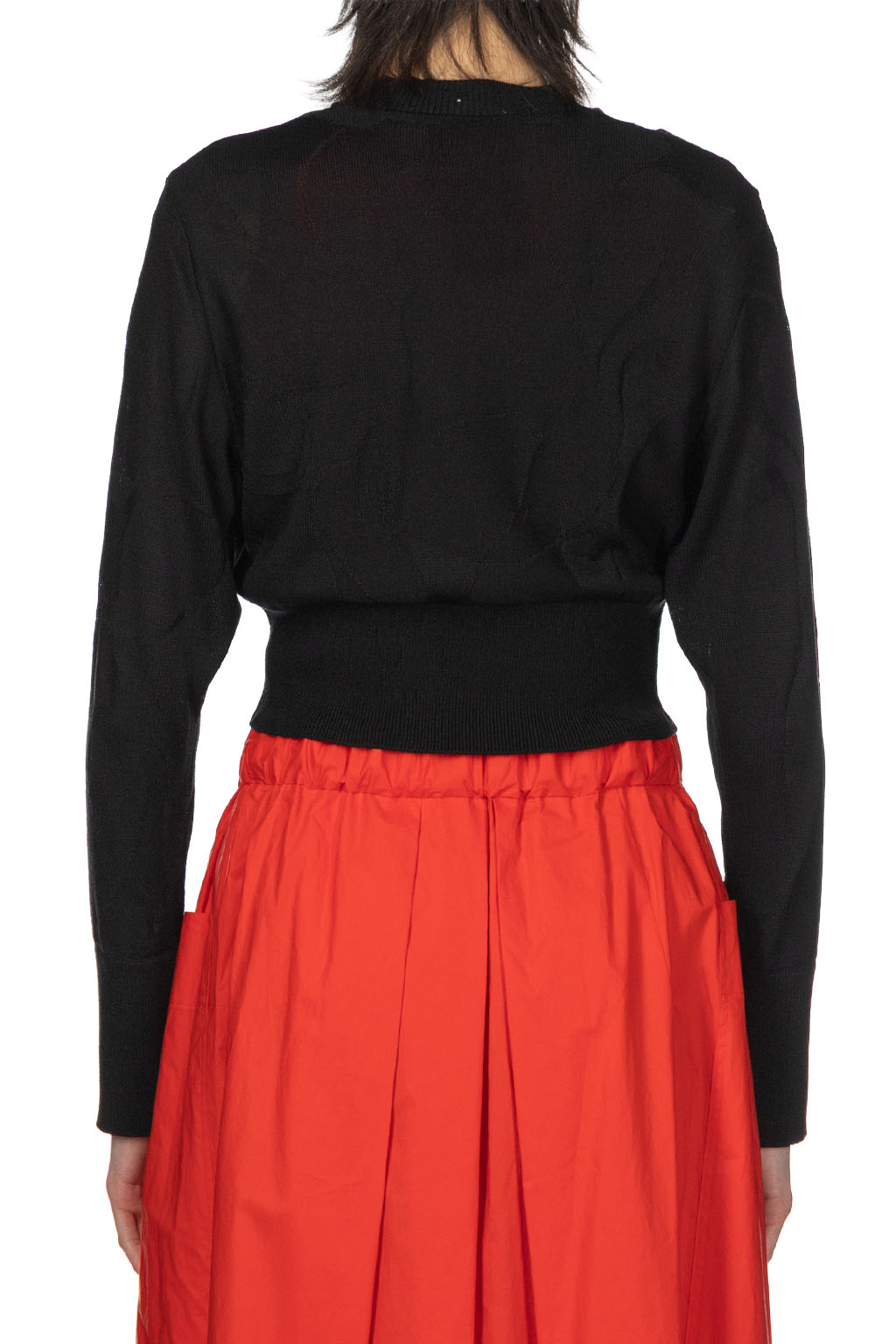 Mame Kurogouchi - Knit Cardigan - Black