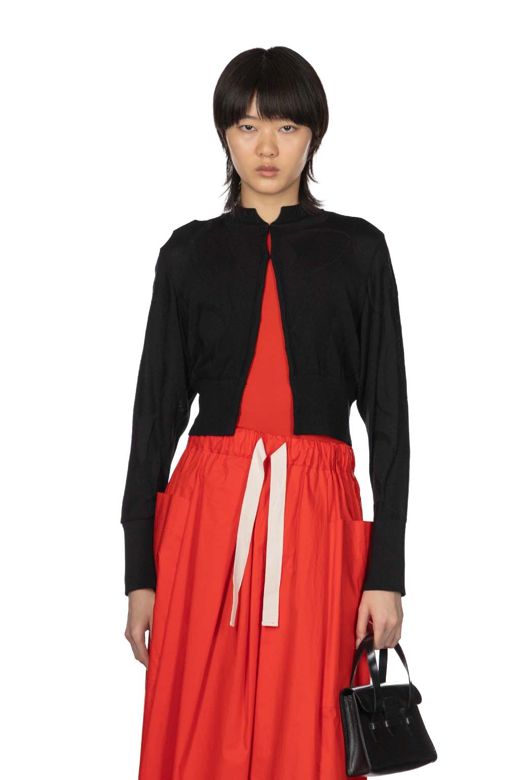 Mame Kurogouchi - Knit Cardigan - Black