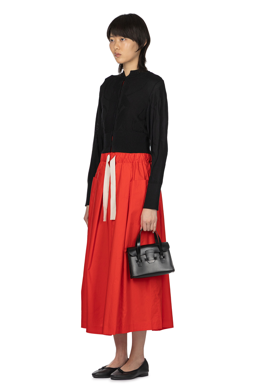 Mame Kurogouchi - Knit Cardigan - Black