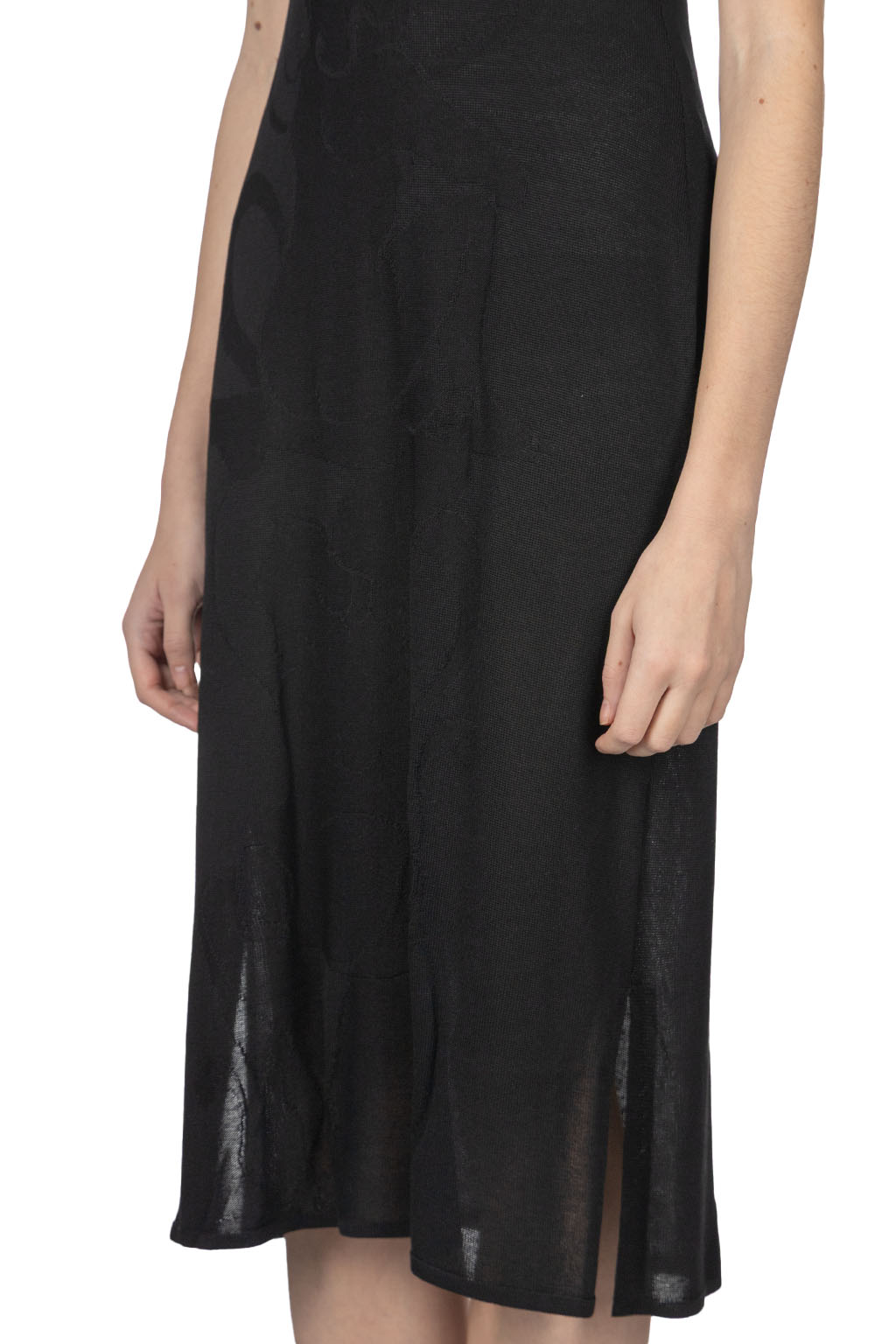 Mame Kurogouchi - Knit See-through bottom Dress