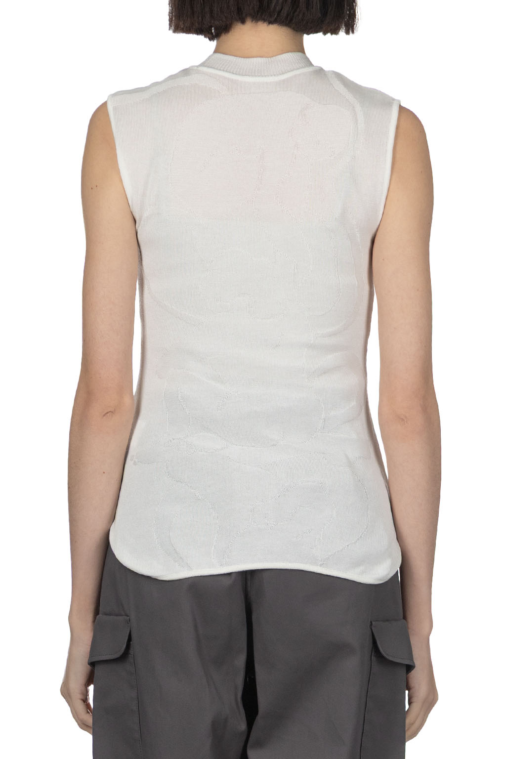 Mame Kurogouchi - Knitted Sleevess Top