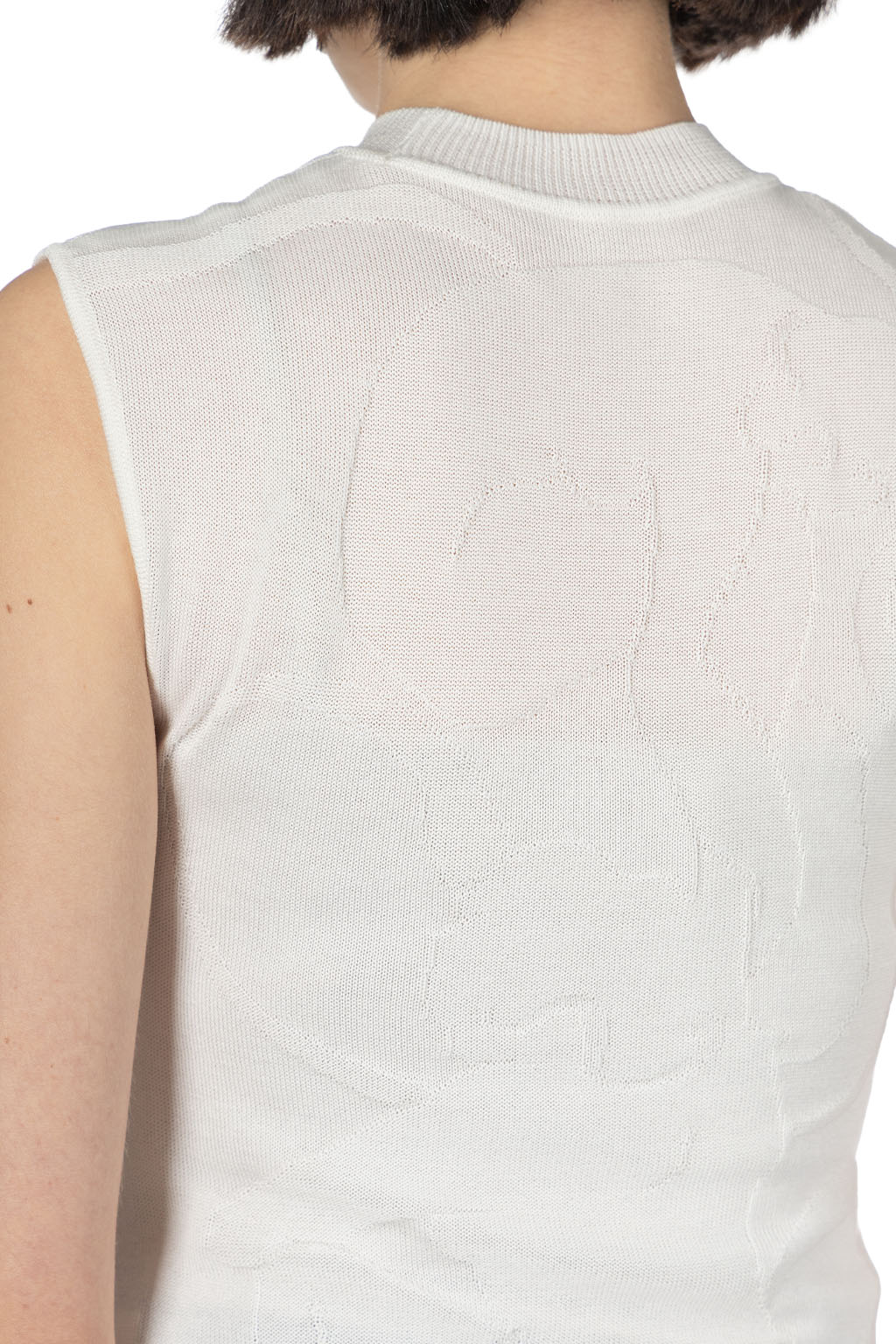 Mame Kurogouchi - Knitted Sleevess Top