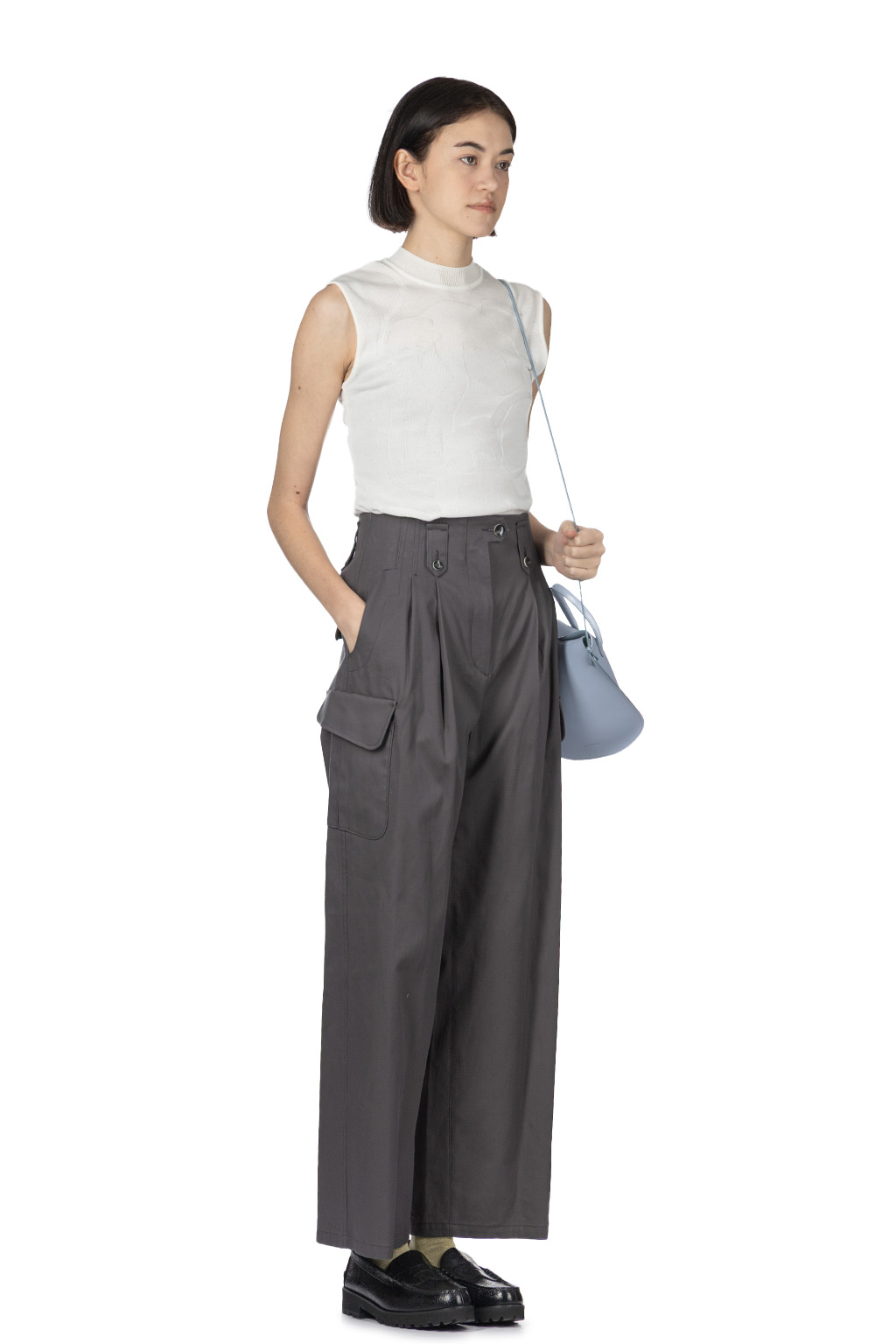Mame Kurogouchi - Cargo Pants - Grey