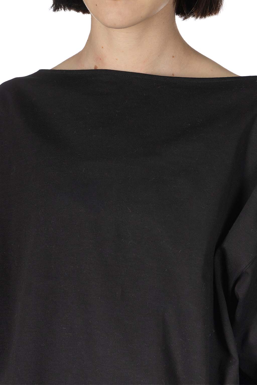 Mame Kurogouchi - Boat Neck Top - Black