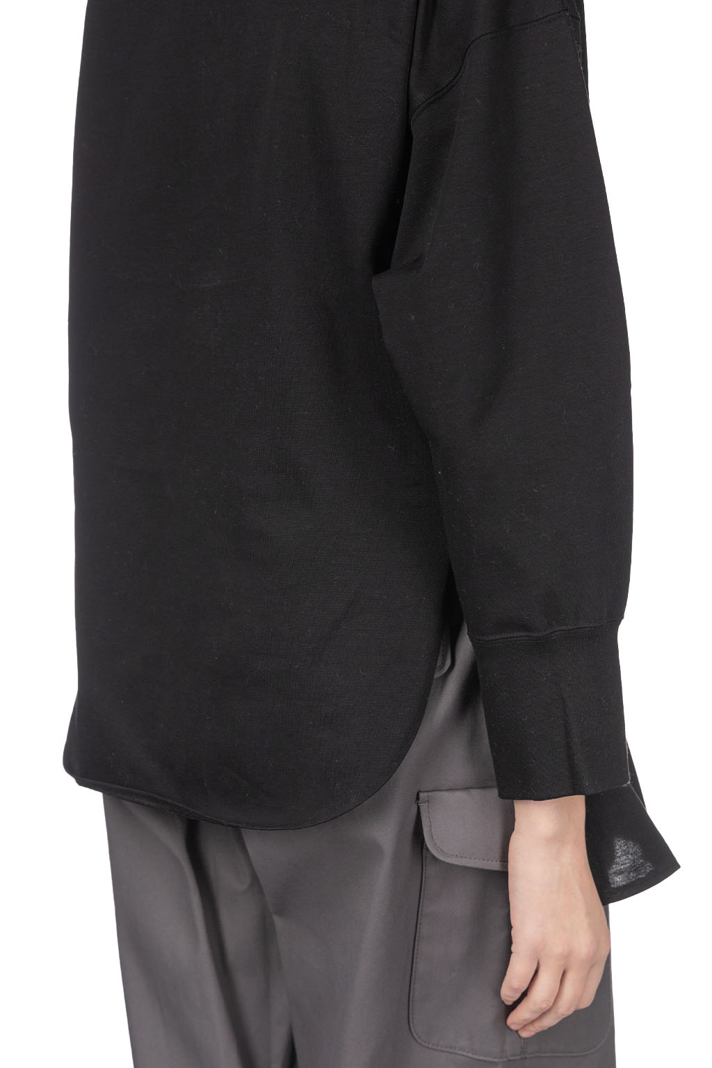 Mame Kurogouchi - Boat Neck Top - Black