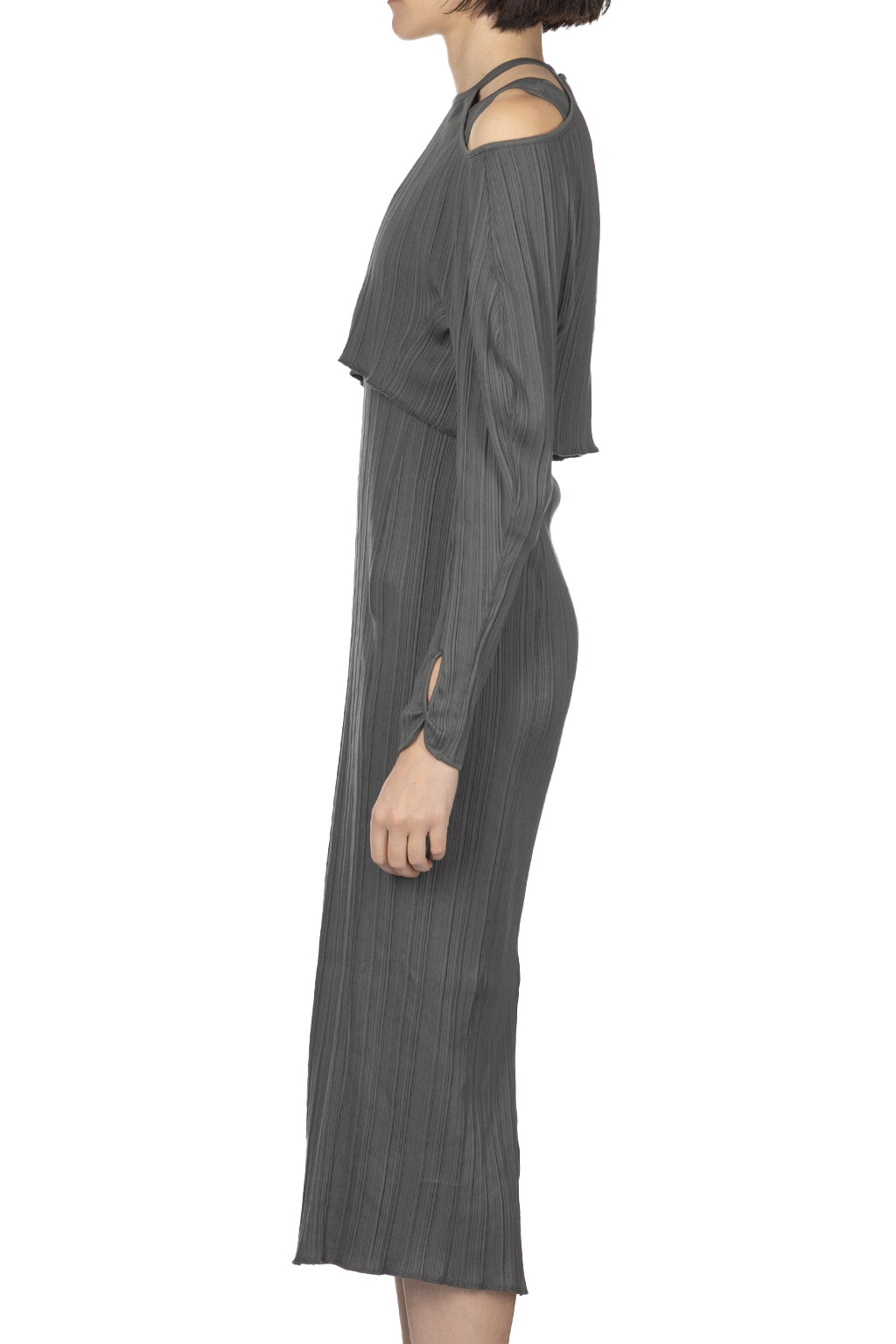 Mame Kurogouchi - 2 way Long Dress - Grey