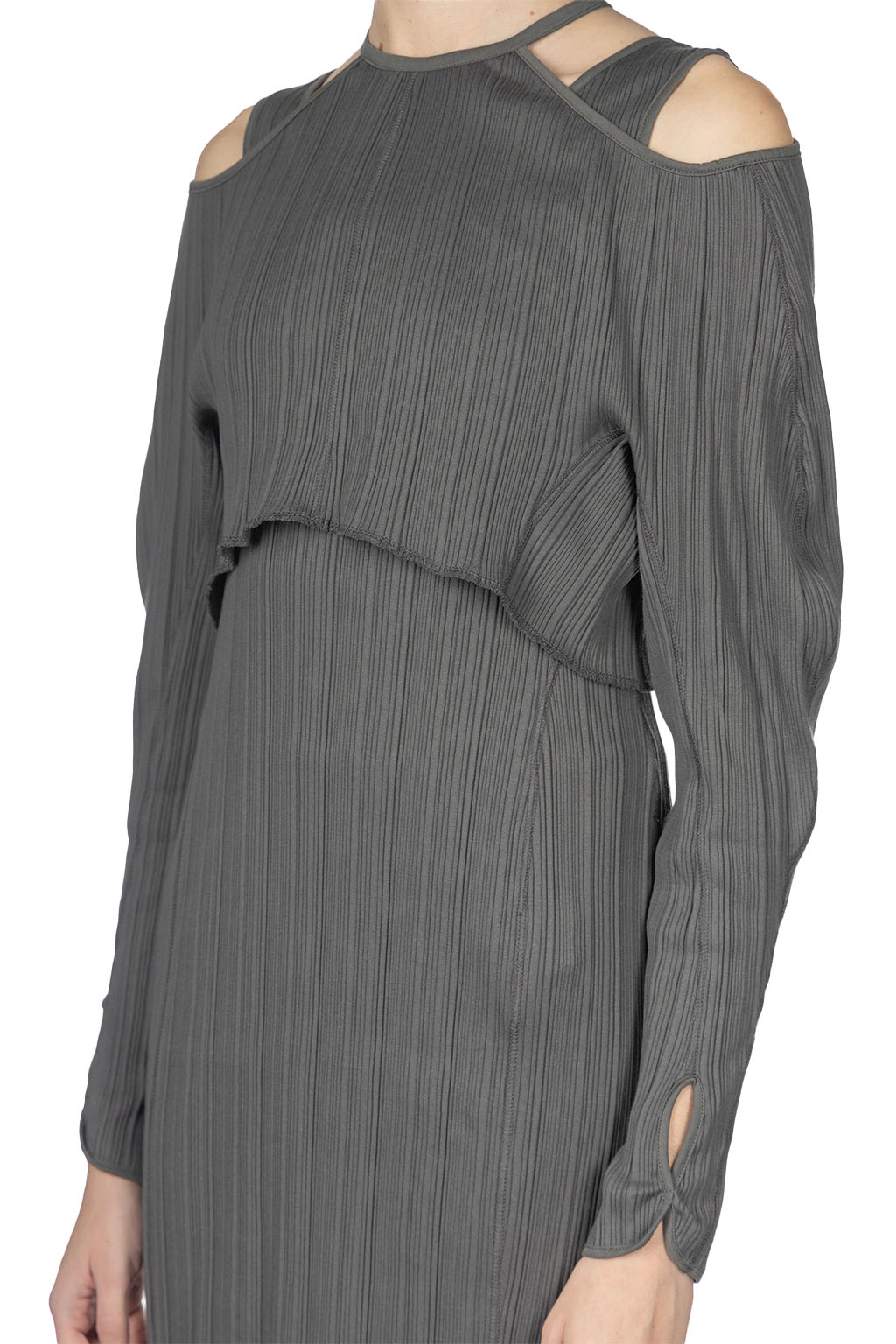 Mame Kurogouchi - 2 way Long Dress - Grey