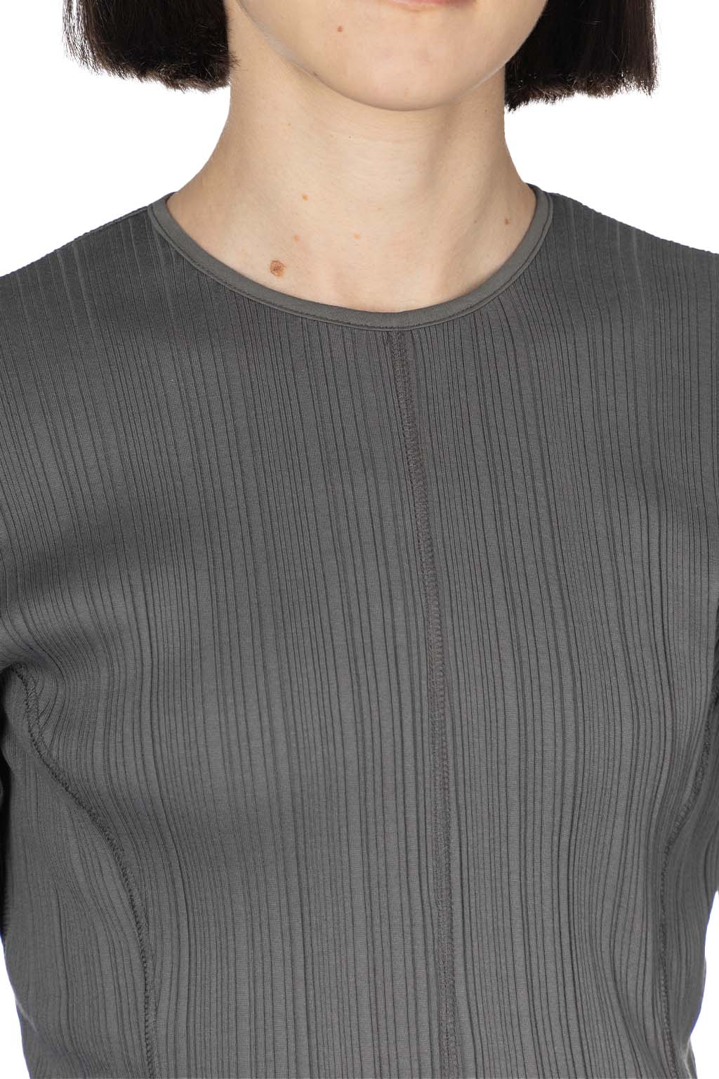 Mame Kurogouchi - Long Sleeves Top - Grey