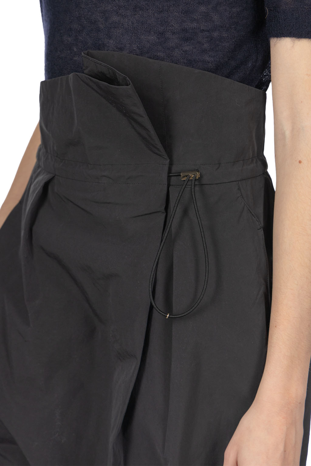 Mame Kurogouchi - Flip Waist Skirt - Black