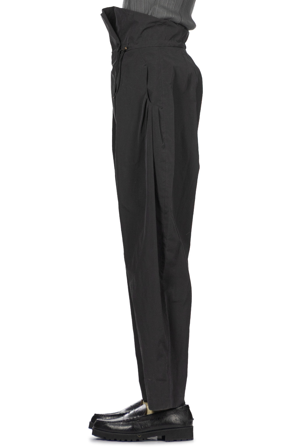 Mame Kurogouchi - Flip Waist Pants - Black