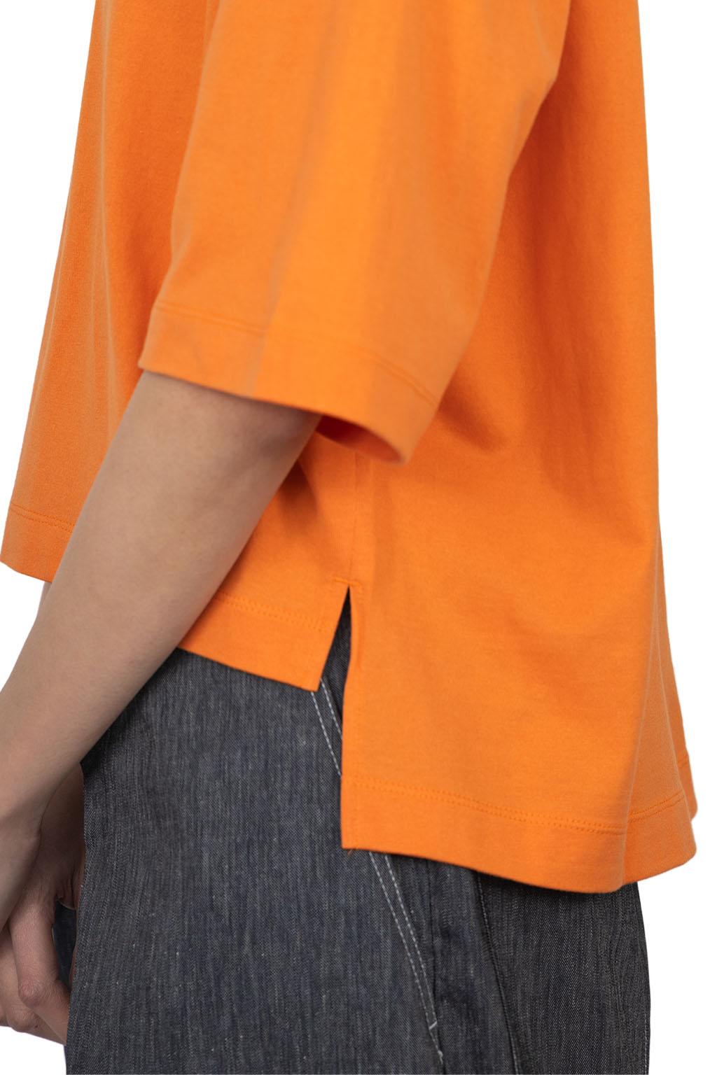 Manon - Boatneck Tee - Orange