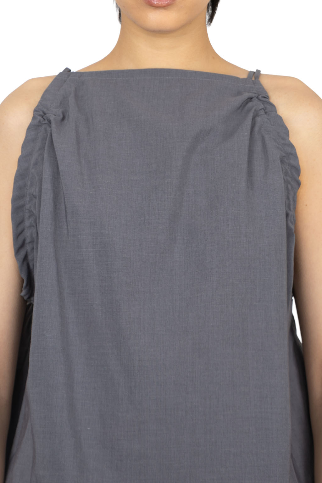 Manon - Gathered Camisole - Grey