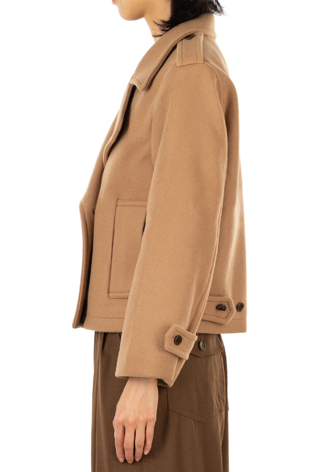 Manon - MELTON SHORT  Pea Jacket