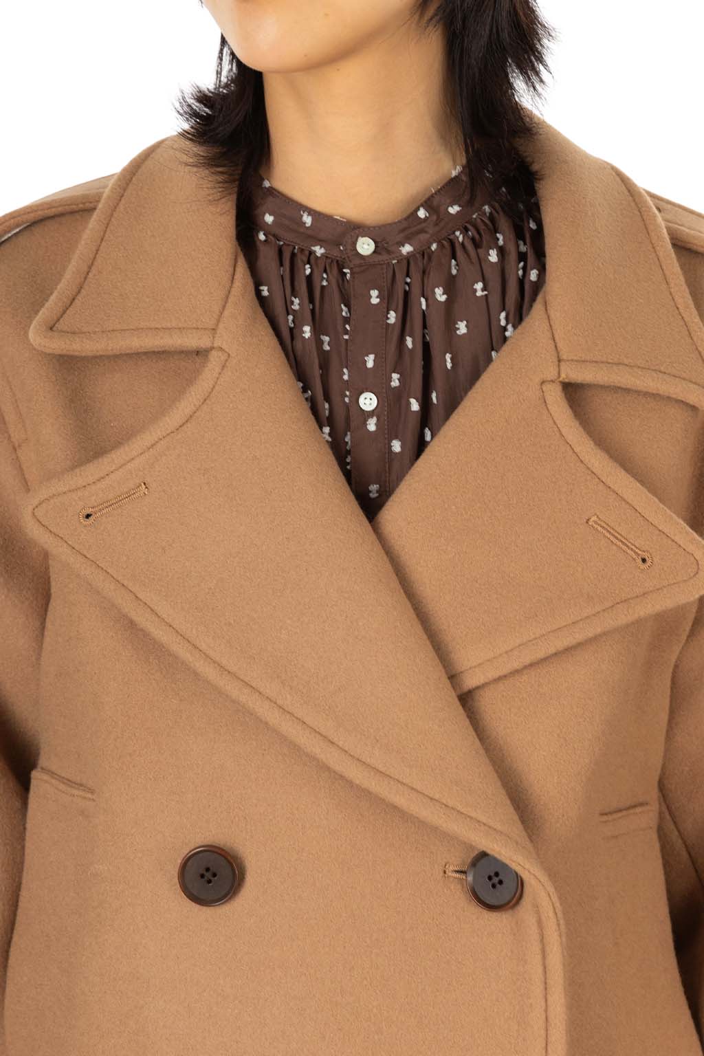 Manon - MELTON SHORT  Pea Jacket