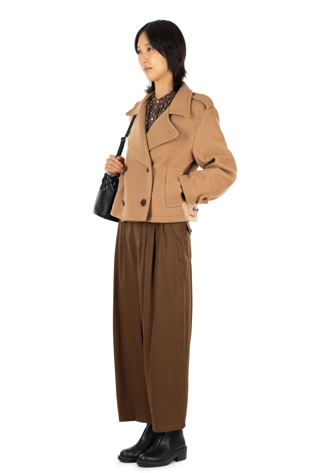 Manon - MELTON SHORT  Pea Jacket