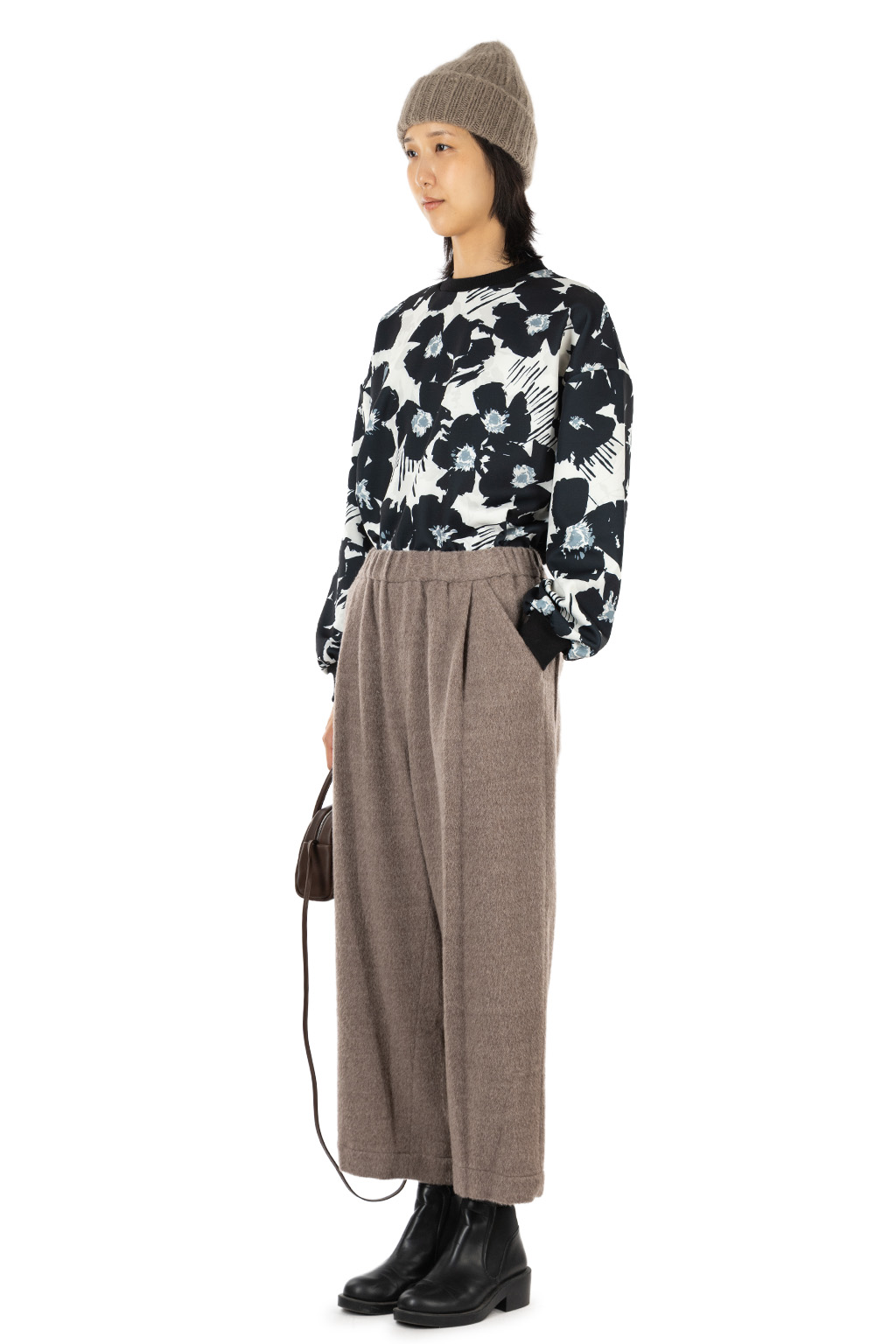 Manon - SHAGGY WOOL EASY WIDE PANTS