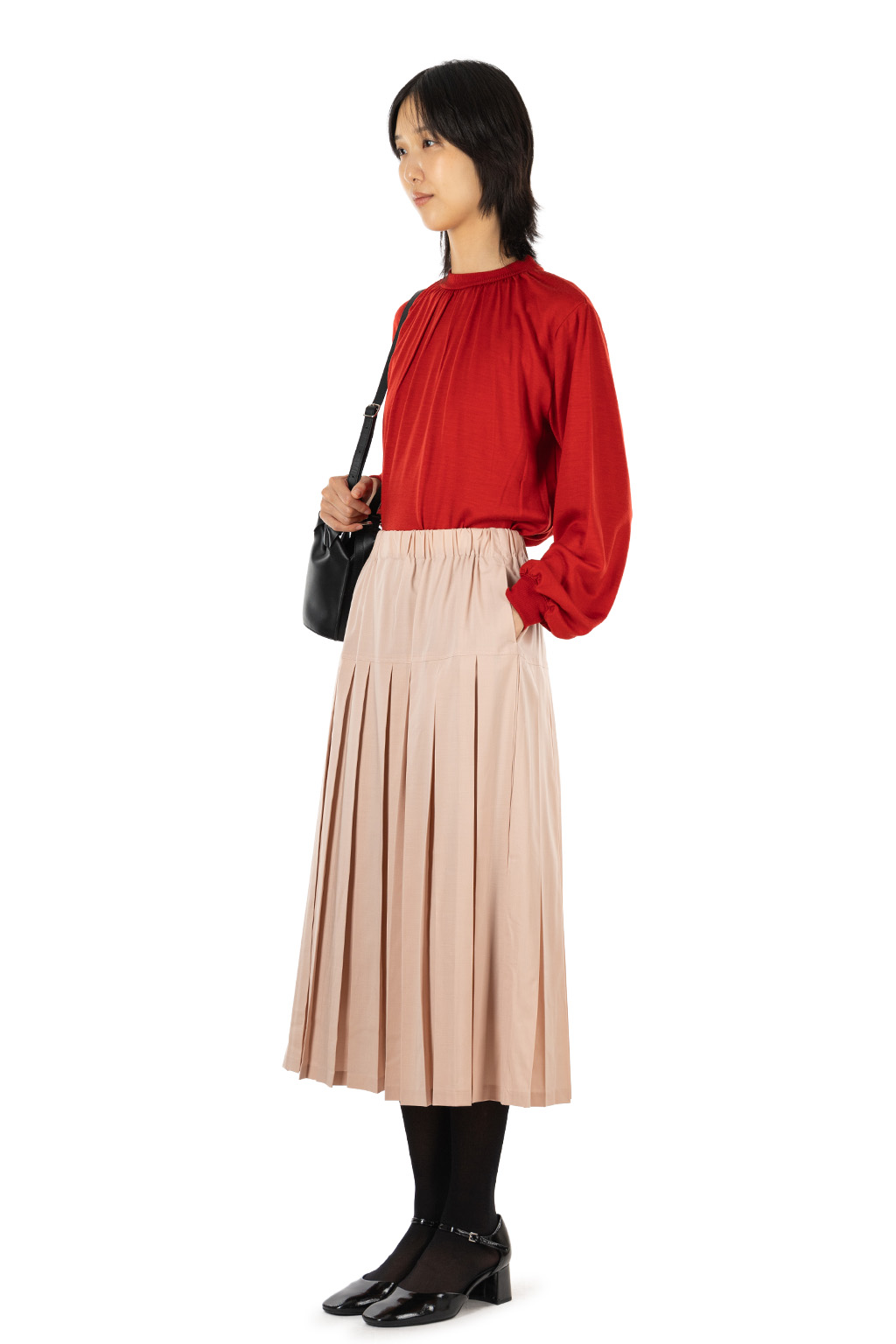 Manon - SWITCHING PLEATS SKIRT