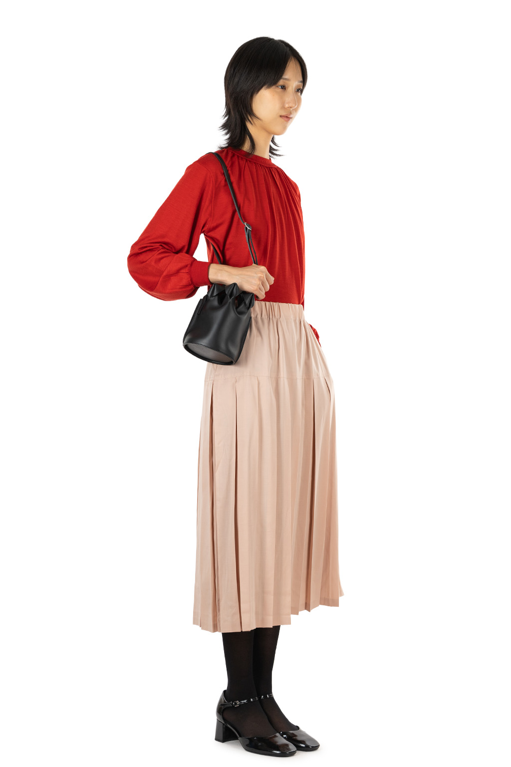 Manon - SWITCHING PLEATS SKIRT