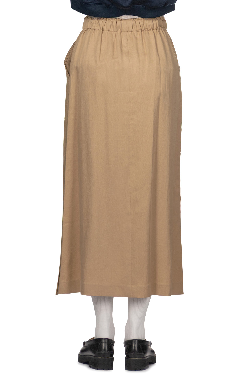 Manon - Slit Tight Skirt - Camel