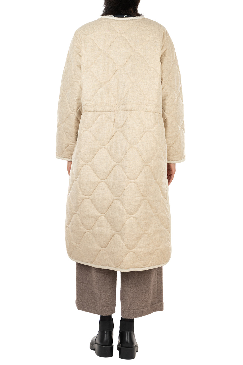 Manon - WOOL QUILT PIPING COAT