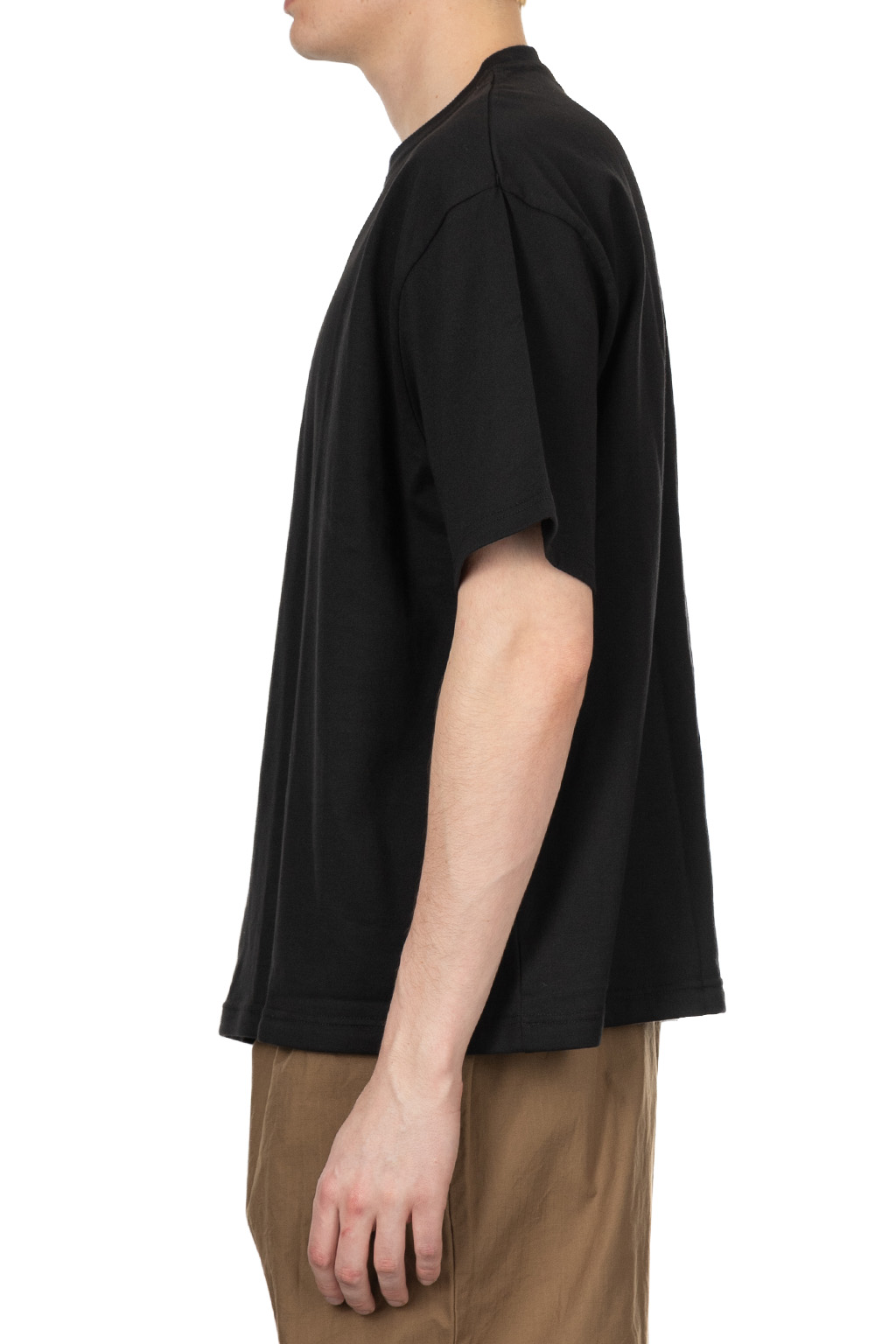 Manual Alphabet - 40/2 Wide Spindle SS Tee - Black