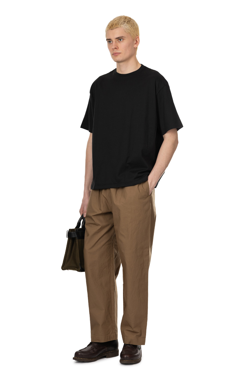 Manual Alphabet - 40/2 Wide Spindle SS Tee - Black