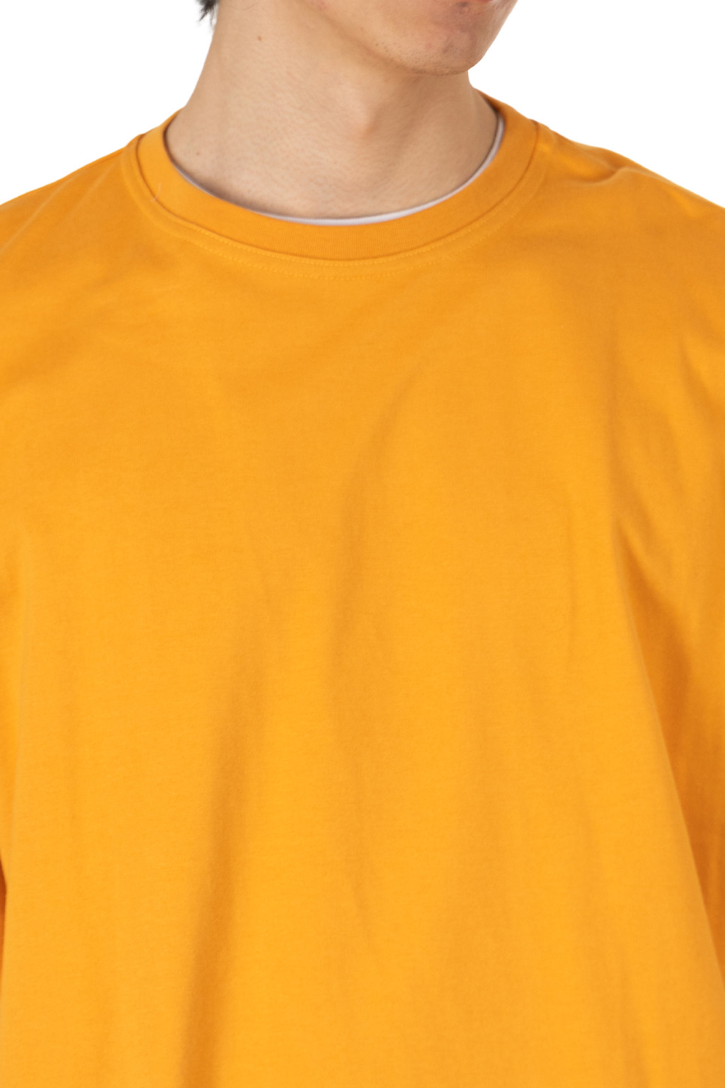 Manual Alphabet - 40/2 Wide Spindle SS Tee - M. Orange