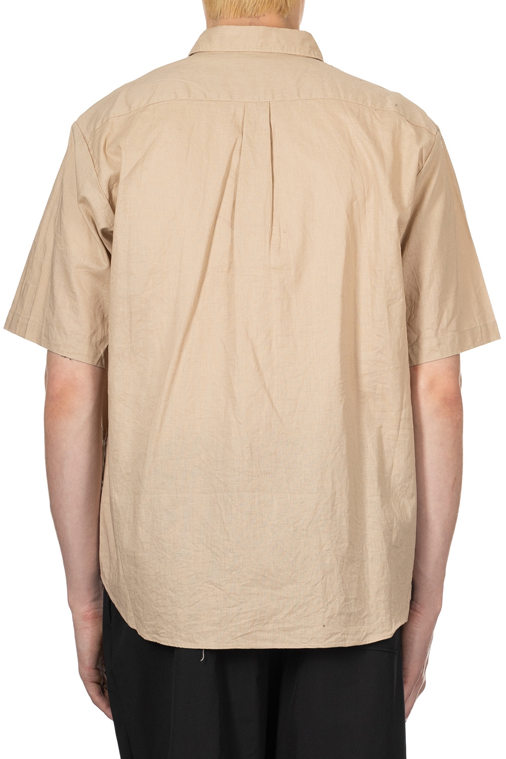 Manual Alphabet - C/L Loose Fit R/C SS Shirt - Beige