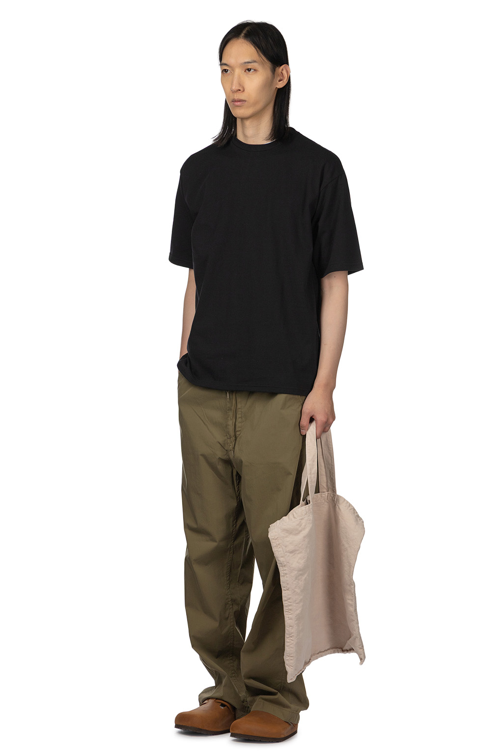 Manual Alphabet - Half Sleeve Eco Tee - Black
