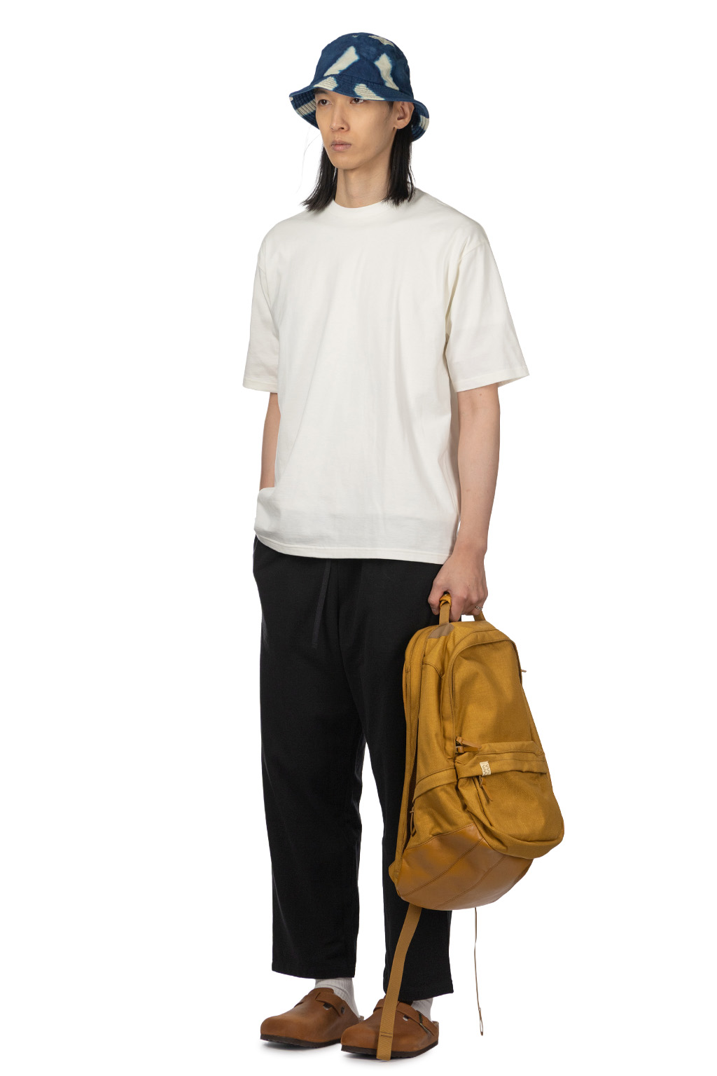 Manual Alphabet - Half Sleeve Eco Tee - White