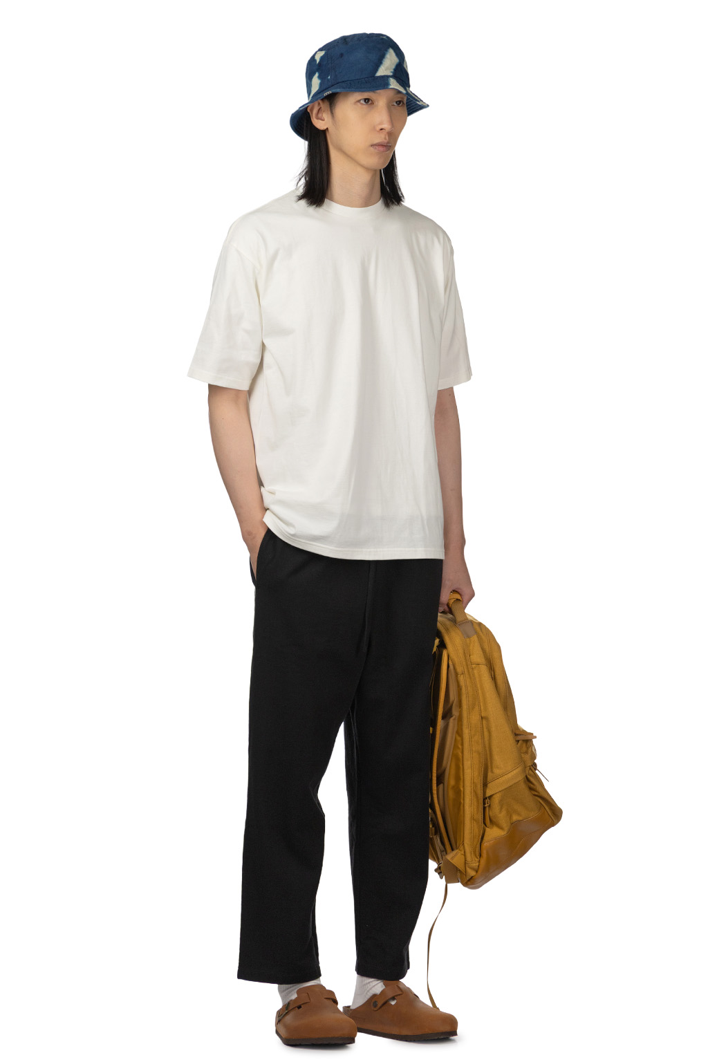 Manual Alphabet - Half Sleeve Eco Tee - White