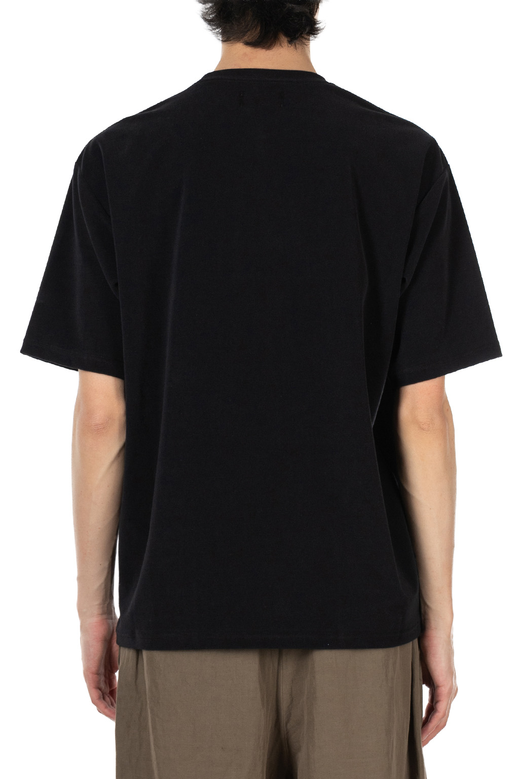 Manual Alphabet - High Gauge Pile Crew Neck Tee - Black