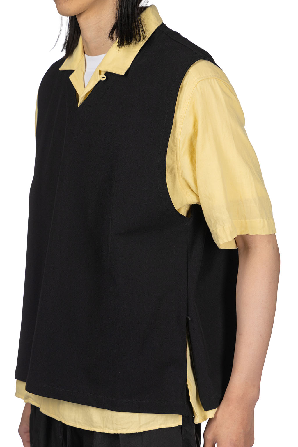 Manual Alphabet - Jour Jersey Vest - Black