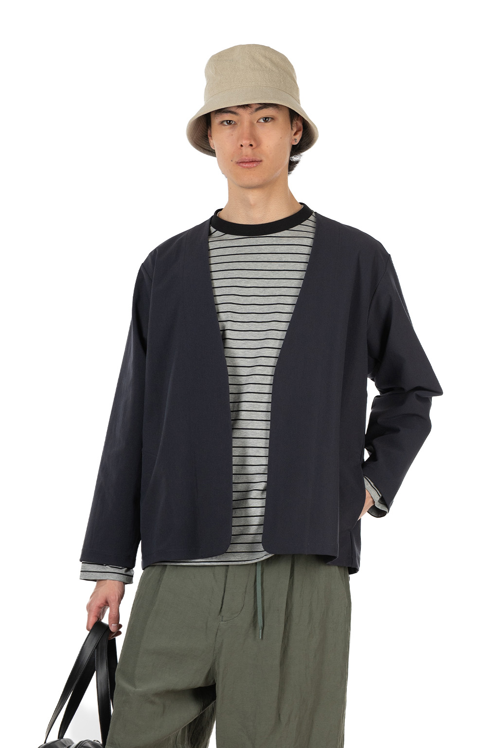 Manual Alphabet - Jourdigun Cardigan - Charcoal