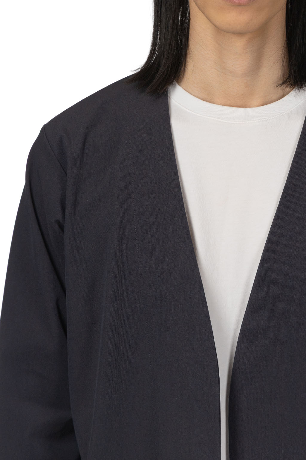 Manual Alphabet - Jourdigun Jersey Cardigan - Charcoal